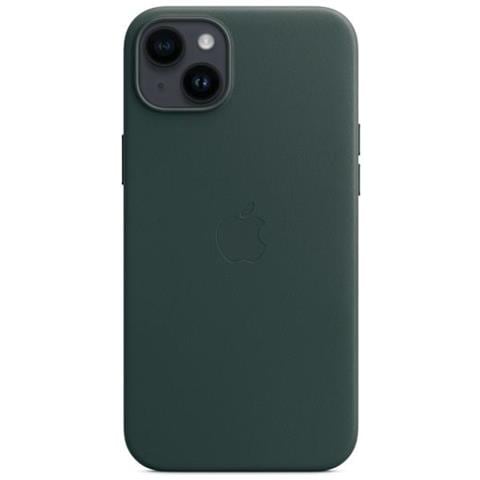 Custodia Iphone 14 Plus In Pelle - Verde Foresta - Foto 3