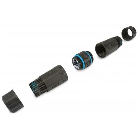 221172 Adattatore Per Inversione Del Genere Dei Cavi Rj-45 Nero, Blu - Foto 2