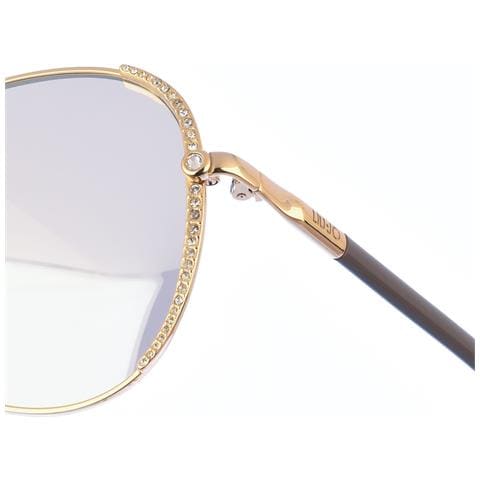 Occhiali Da Sole In Metallo Forma Ovale Femminile Lj102sr - Foto 3