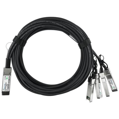 740-038153-bl Cavo Infiniband 1 M Qsfp 4 X Sfp+ Nero - Foto 1