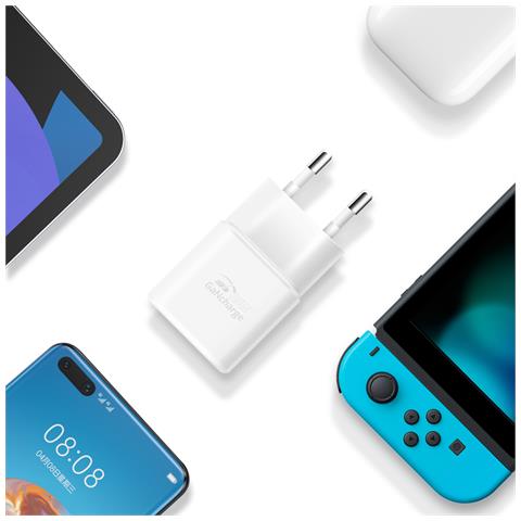 Caricabatterie Usb-c Power Delivery 35w Usb Quick Charge 4.0 27w, Bianco - Foto 4