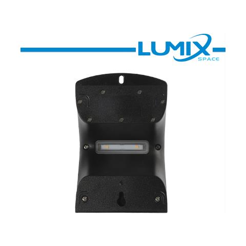 Lampada da parete LED solare senza fili con Sensori 220lm NERO - Foto 2