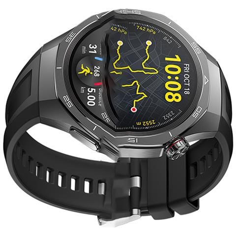Cinturino In Silicone Da 22 Mm Per Huawei Watch Gt5 Pro 46 Mm Black + Silver - Foto 2