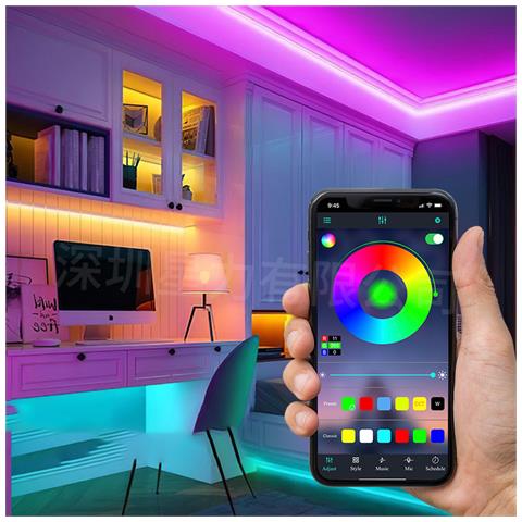 Kit Striscia Led Intelligente Wifi A 24 Tasti Con Controllo Vocale - Foto 4