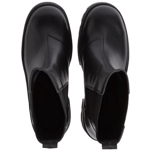 Chunky Heeled Chelsea Boot Stivaletti Pelle Scarpe Donna Nero Eu 39, Yw0yw01112 0gt - Foto 3