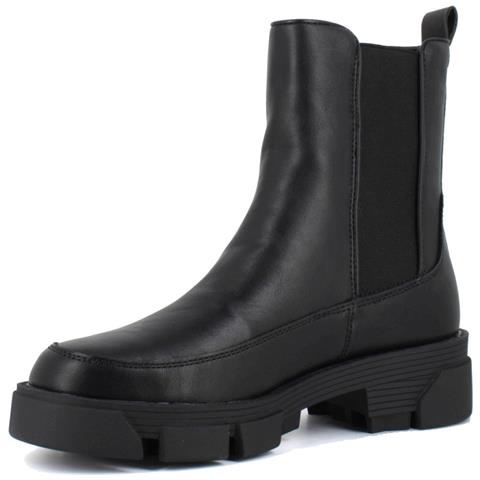 Black Casual Closed Boots Stivaletti Pelle Sintetica Scarpe Donna Nero Eu 37, 838118/09-01 - Foto 3