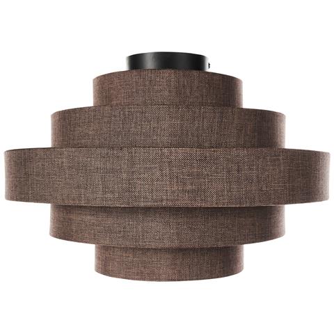 Plafoniera Erebato Lino Marrone - Foto 2