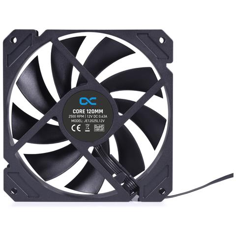 24852 sistema di raffreddamento per computer Case per computer Ventilatore 12 cm Nero 1 pz - Foto 2