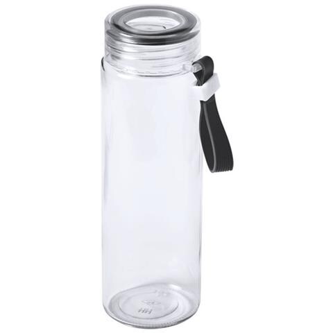 Bottiglia Helux Da 420 Ml. 5,9x19x5,9 Centimetri. Colore Nero - Foto 1