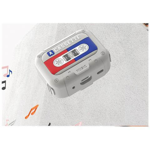 Custodia Premium In Silicone Per Airpods Pro Grey Airpods 4 - Foto 4