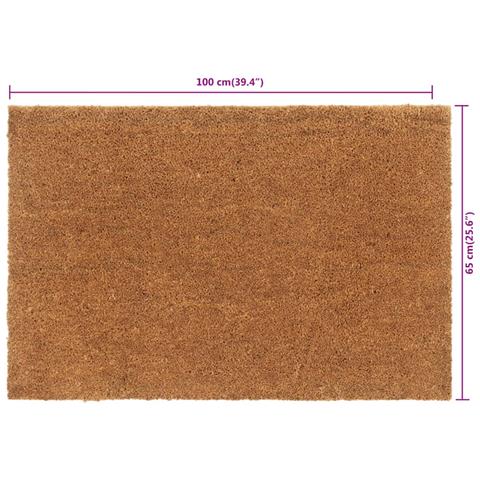 Lusso Casadino - Zerbino Naturale 65x100 Cm Fibra Di Cocco - Foto 5