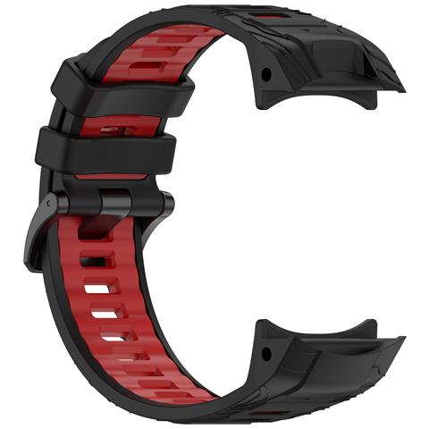 Cinturino In Silicone Bicolore Per Garmin Instinct 3 Red Modello 2 - Foto 5