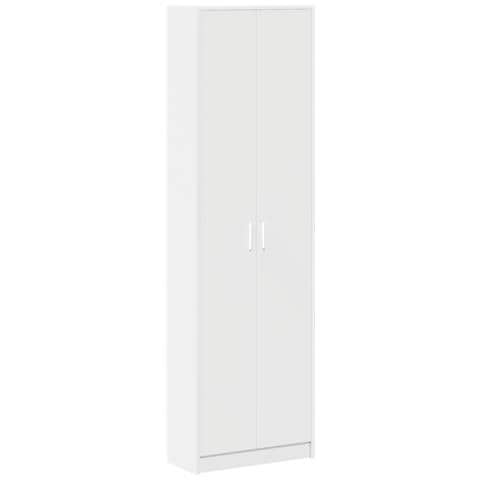 Armadio Bianco 55x25x189 cm in legno ingegnerizzato - Foto 1