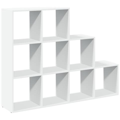 Libreria Divisorio 3 Ripiani Bianca 137,5x29x103,5cm Truciolato - Foto 1