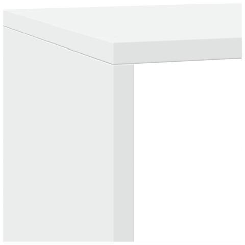 Libreria Divisorio 3 Ripiani Bianca 137,5x29x103,5cm Truciolato - Foto 9