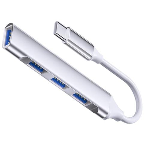 Adattatore Usb-c A 4 Porte Usb 2.0: Espandi La Tua Connettività Silver - Foto 2