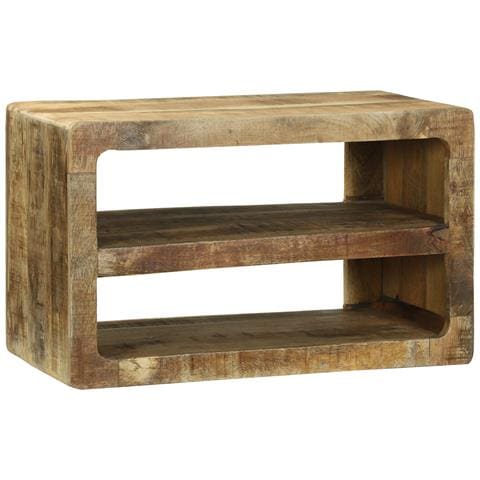 Mobile TV 60x32x36 cm Legno Massello Mango - Foto 1