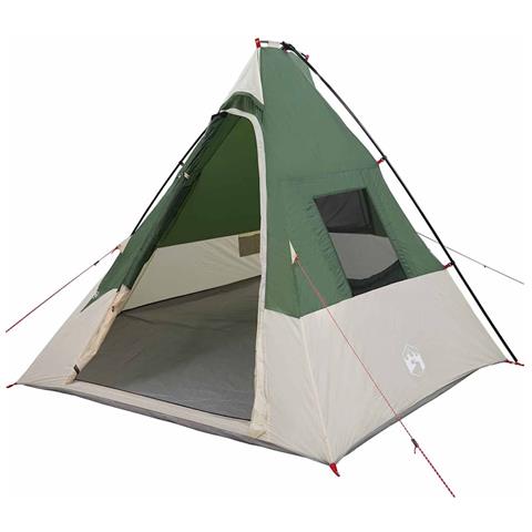 Tenda con tetto Altro Verde e Nero 383 x 338 x 217 cm - Foto 1