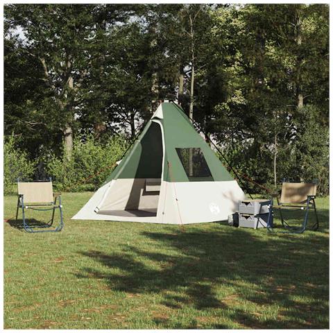 Tenda con tetto Altro Verde e Nero 383 x 338 x 217 cm - Foto 2