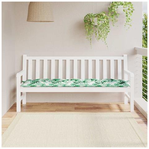 Cuscino per Panca a Foglie 180x50x7 cm in Tessuto Oxford - Foto 2