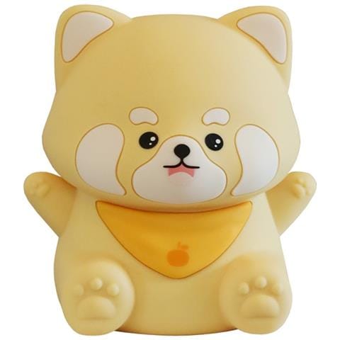 Simpatica Luce Notturna A Forma Di Panda - Lampada Da Comodino Ricaricabile Usb In Silicone Per Bambini - Foto 1