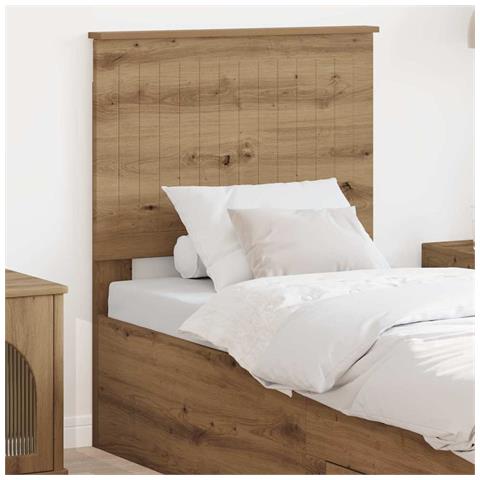 Testiera Rovere artigianale 75 cm Legno multistrato - Foto 2