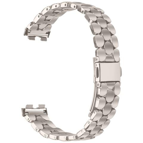 Elegante Bracciale In Acciaio Inossidabile Con Perle Compatibile Con Huawei Band 8/9/10 Starlight - Foto 1