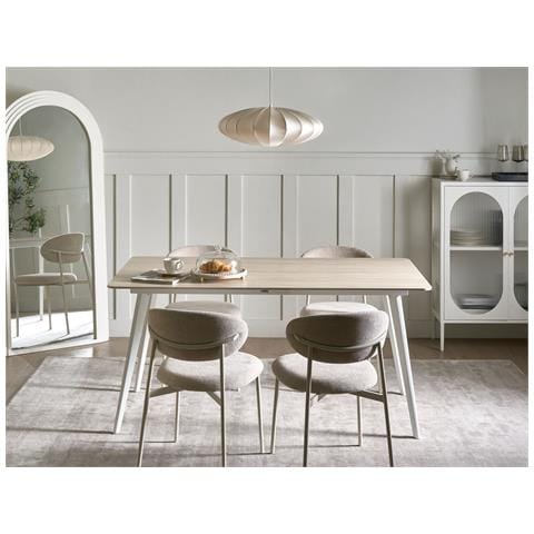 Tavolo Da Pranzo Da Giardino Rodallo 160 Cm 90 Cm Pietra Effetto Travertino - Foto 1