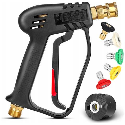 Set Pistola E Tubo Alta Pressione 10m Con Schiumogeno - Compatibile Con Idropulitrice Kärcher K2-k7 | 5 Ugelli | 200 Bar - Foto 8