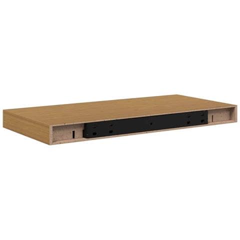 Scaffale da parete 2 pcs Beige 50 x 23 x 4 cm Legno multistrato - Foto 9