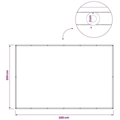 Schermo di Privacy per Balcone 200 x 300 cm - Foto 6