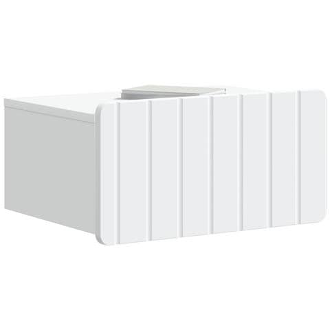 Mobiletto da notte a muro 2 pcs Bianco 49 x 34,5 x 24 cm - Foto 2