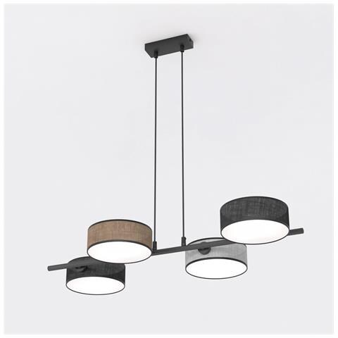 Lampada A Sospensione Drumz Con Paralumi Cilindrici - Foto 2