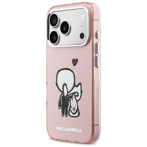 Custodia Per Iphone 17 Pro, Rosa Karl Lagerfeld - Foto 1