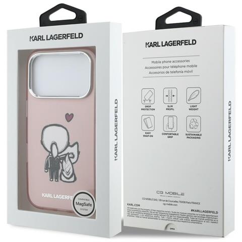 Custodia Per Iphone 17 Pro, Rosa Karl Lagerfeld - Foto 7