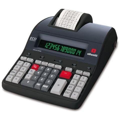 914T Calcolatrice Scrivente Professionale Display LCD a 14 Cifre Stampante Termica - Foto 2