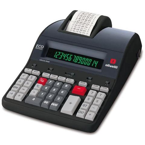 914T Calcolatrice Scrivente Professionale Display LCD a 14 Cifre Stampante Termica - Foto 6