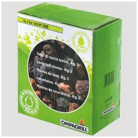 Roccia Lavica Per Barbecue Mod. Gas Opt 3009 Kg 3 - Foto 2