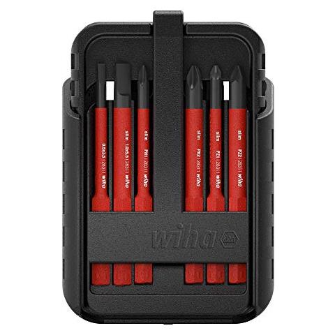 43162 Slot elettrico, Phillips, PlusMinus / Pozidriv, Torx 12 pz. Nella scatola slimBit Bit Set Rosso 13 - Foto 2