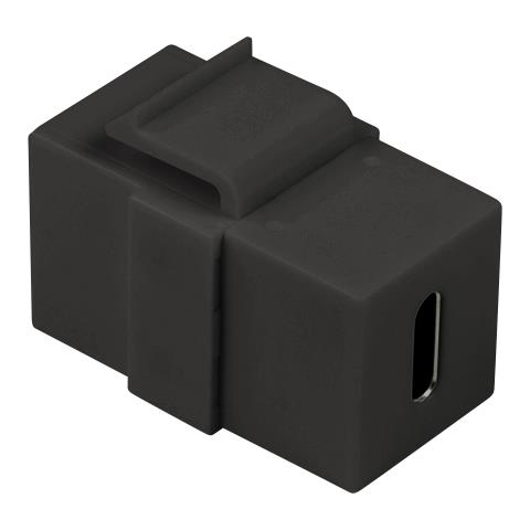 Connettore Keystone Usb-c F / f 17,2 Mm Nero - Foto 2