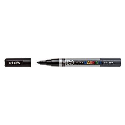 Marcatore A Tempera Graduate Mark All Punta Tonda 1 Mm Nero L6810099 - Foto 1