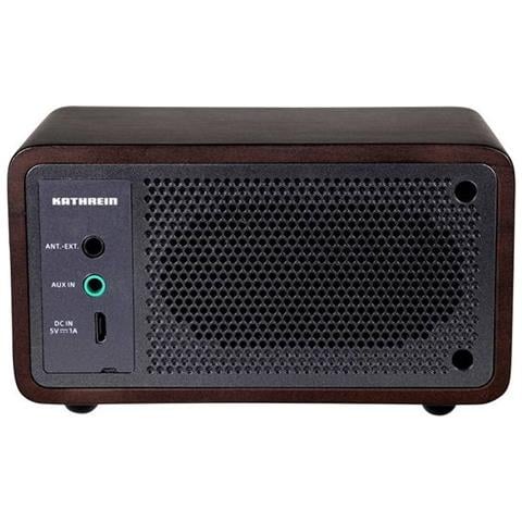 Mini Radio da Tavolo con Display OLED e DAB+ / FM DAB+ / FM / Bluetooth Colore Legno Scuro - Foto 4