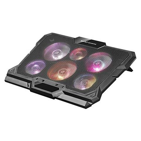 Mars Gaming Mnbc4, Pc Base, Hasta 17.3"", 6 Ventilatori, Rgb Flow, 2 X Usb 2.0 - Foto 1