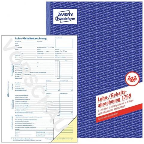 1759 A4 40seiten Buchhaltungsformular & -buch (1759) - Foto 2