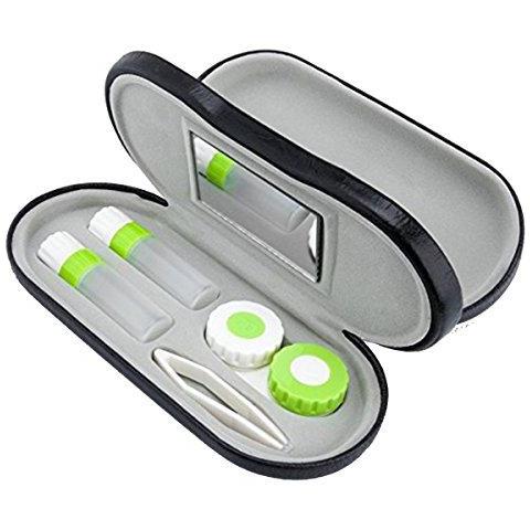 Lenti A Contatto 2-in-1 Per Occhiali Lenti Del Contatto Doppio Uso Portatile Per La Casa Kit Da Viaggio (nero)  - Foto 1
