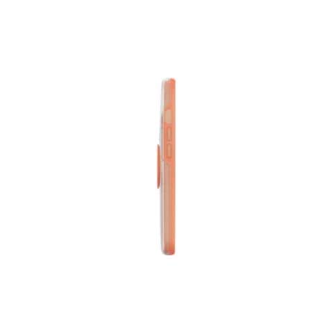 Custodia protettiva per iphone13 resistente a cadute, PopGrip PopSockets, testata 3x vs le norme anti caduta, Colore Trasparente /Coral - Foto 2