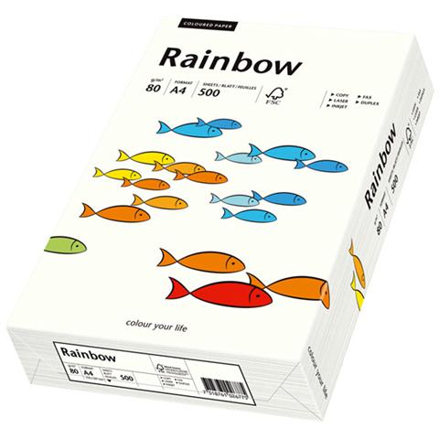 Rainbow A4 500er, A4 (210×297 mm) , Universale, Opaco, Bianco, ECF - Foto 1