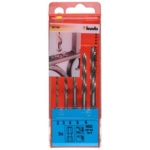 421140, Drill, Punta per trapano elicoidale, Right hand rotation, Ferro, Plastica, Profilato, Lamina di metallo, Acciaio inossidabile, High-Speed Steel (HSS) , Attacco esagonale - Foto 2