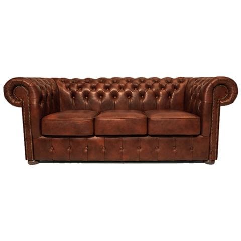 Divano Class Pelle | 3 Posti | Cloudy Caramello | 12 Anni Di Garanzia - Foto 1