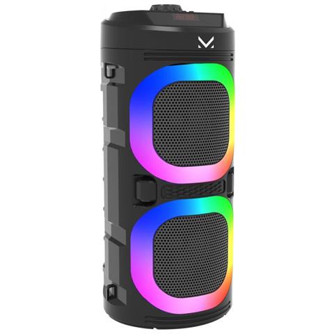 Fire 9 Sistema PA Indipendente con Tracolla Potenza 160 W Bluetooth con Microfono e Telecomando - Nero - Foto 2